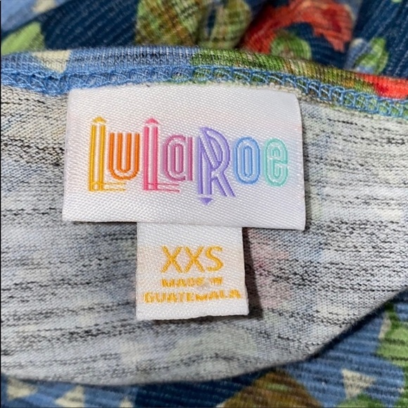NEW LuLaRoe Irma Floral Print Tunic Top - Picture 6 of 8